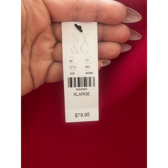 Women's New York & CO pink Asymmetrical Dress XL - Picture 2 of 10